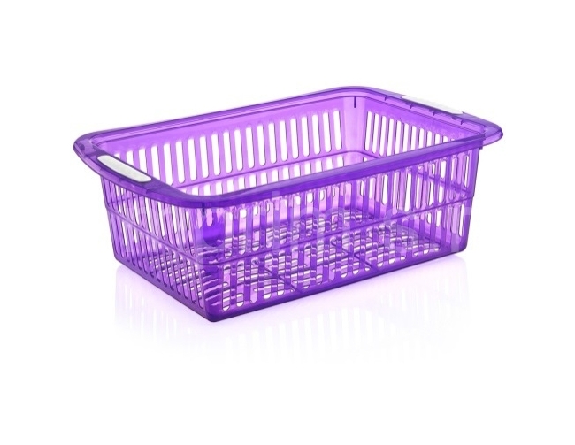 Košík POLY transparentní